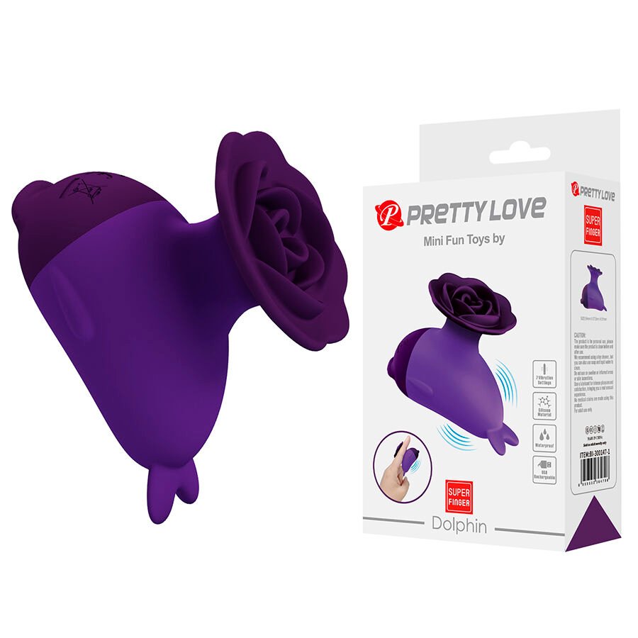 Vigoroso PRETTY LOVE - DOLPHIN MINI VIBRADOR COM CLIP