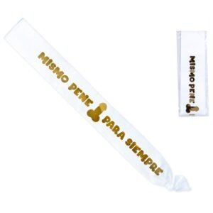 vVigoroso DIABLO PICANTE - BANDA BRANCA DE PÊNIS METÁLICO