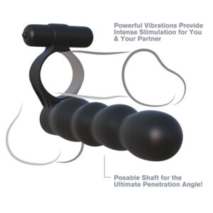 Vigoroso FANTASY C-RINGZ - POSABLE DOUBLE PENETRATOR