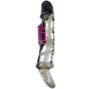 Vigoroso BAILE - MANGA DE EXTENSO DO PÊNIS COM VIBRAO E ALA 13.5 CM