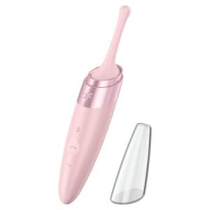 Vigoroso SATISFYER - ESTIMULADOR DE CLITÓRIS TWIRLING DELIGHT ROSA