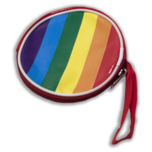vVigoroso PRIDE - BOLSA REDONDA BANDEIRA LGBT
