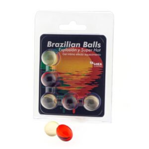 vVigoroso TALOKA - 5 BOLAS BRASILEIRAS GEL EMOCIONANTE SUPER QUENTE EFEITO
