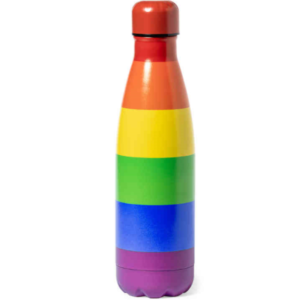 vVigoroso PRIDE - AQUECEDOR DE GUA METLICO COM BANDEIRA LGBT