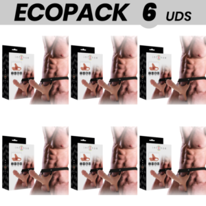 Vigoroso ECOPACK 6 UNIDADES - INTENSE ARNÊS OCO COM DILDO 16 X 3
