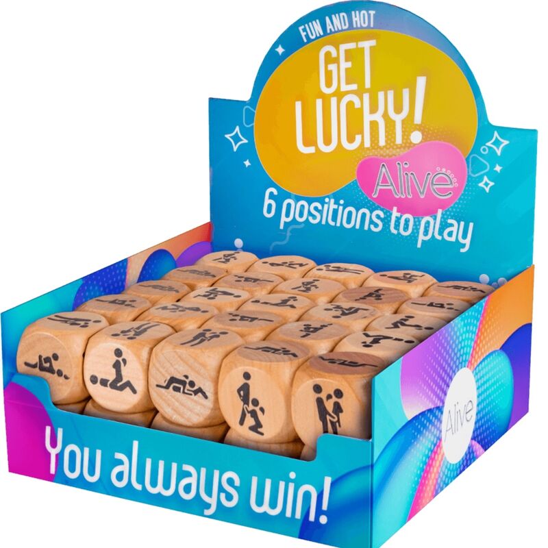 vVigoroso ALIVE - GET LUCKY DICE BOX 6 POSIÕES 50 UNIDADES