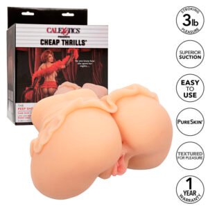 Vigoroso CALEXOTICS - THE PEEP SHOW GIRL DUPLO MASTURBADOR REALISTA CARNE
