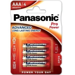vVigoroso PANASONIC - PILHA AAA ALCALINAS PRO POWER LR03 BLISTER*4