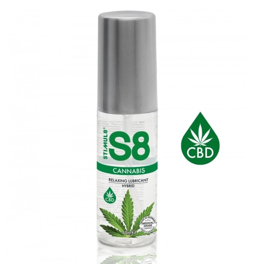 vVigoroso STIMUL8 - LUBRIFICANTE HÍBRIDO DE CANNABIS S8 50 ML