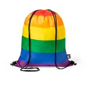 vVigoroso PRIDE - MOCHILA COM BANDEIRA DO ARCO-ÍRIS
