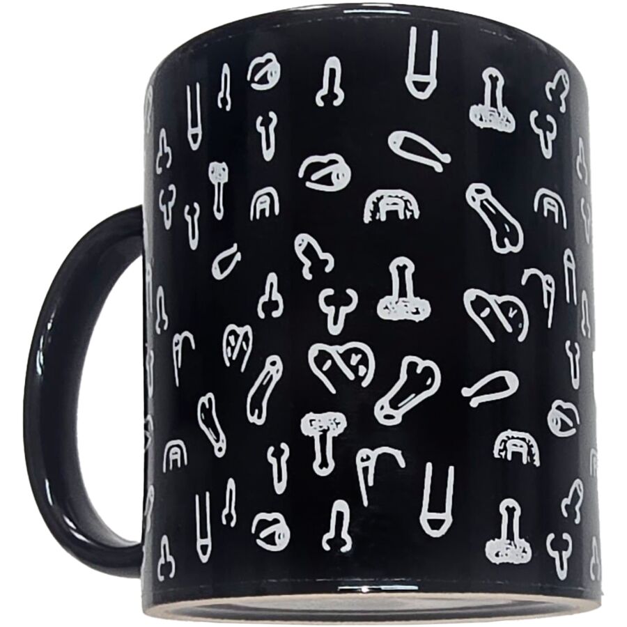 vVigoroso DIABLO PICANTE - CANECA PÊNIS PRETA 370 ML