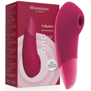Vigoroso WOMANIZER - Estimulador Clitoriano Enhance Rosa Vibrante