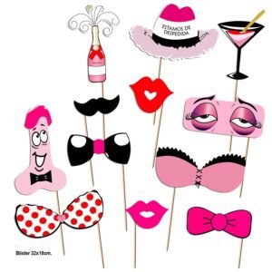 vVigoroso DIABLO PICANTE - CONJUNTO PHOTOCALL PARTY MODELO 1 - 12 UNIDADES