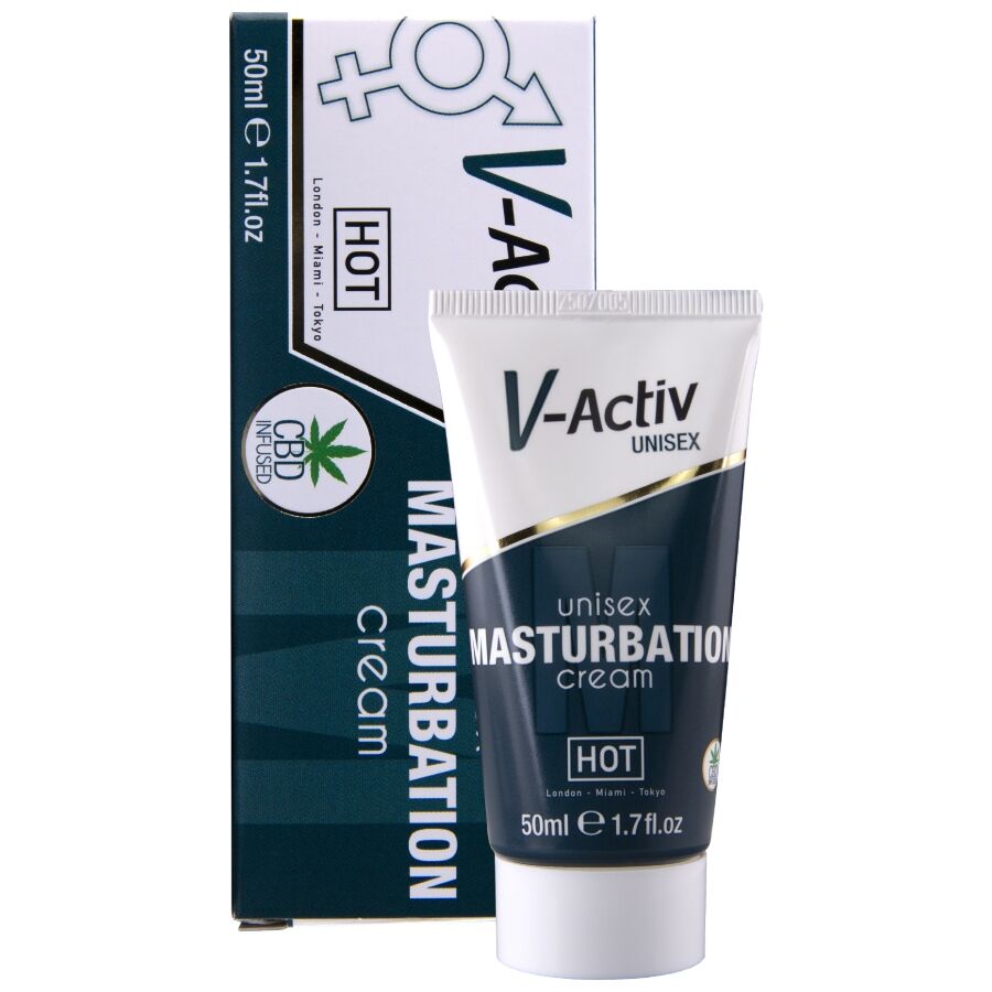 vVigoroso HOT - CREME PARA MASTURBAÇÃO COM CBD - UNISSEX 100ML