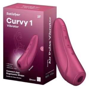 Vigoroso SATISFYER - CURVY 1 VERMELHO ROSA