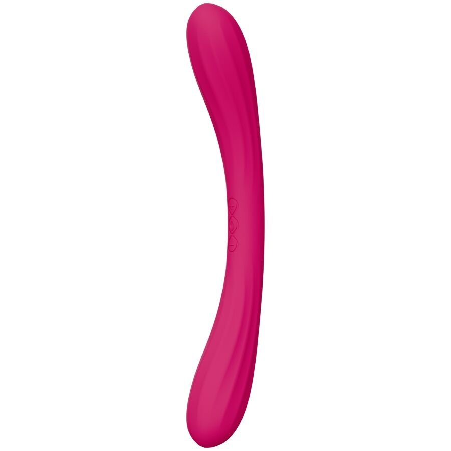 LELO - BOOMERANG VIBRADOR DE PONTA DUPLA CEREJA - Image 2
