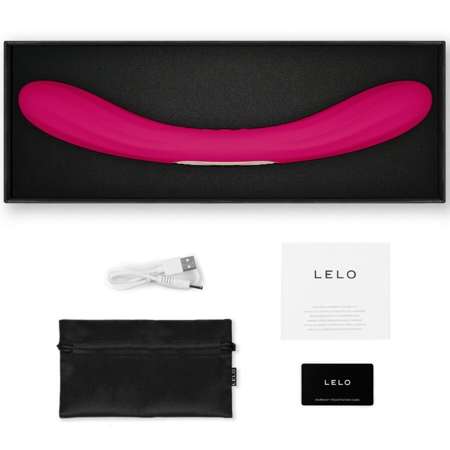 LELO - BOOMERANG VIBRADOR DE PONTA DUPLA CEREJA - Image 3