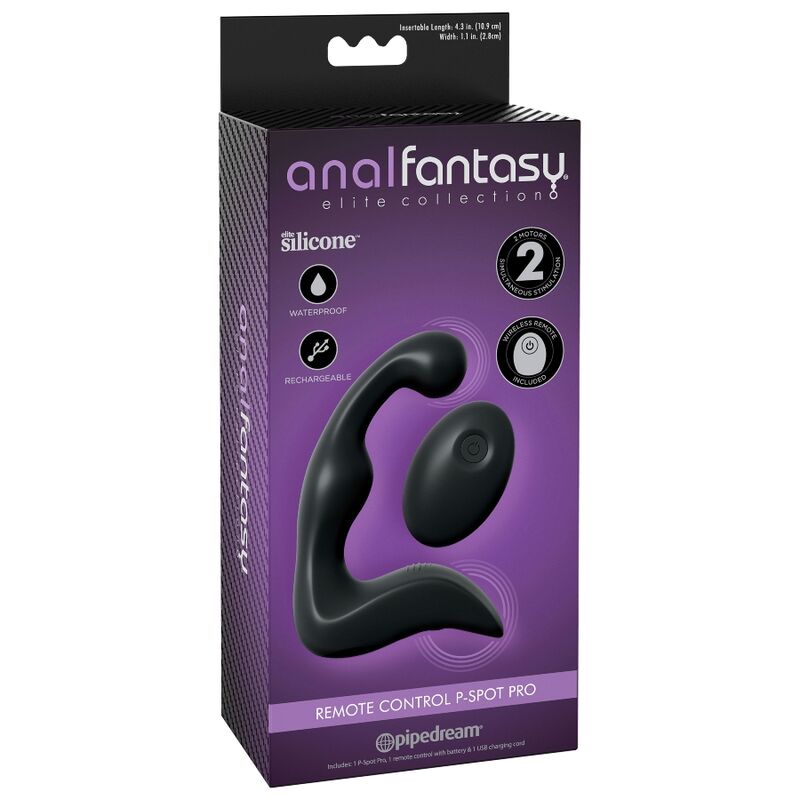 Vigoroso ANAL FANTASY ELITE COLLECTION - CONTROLE REMOTO P-SPOT PRO