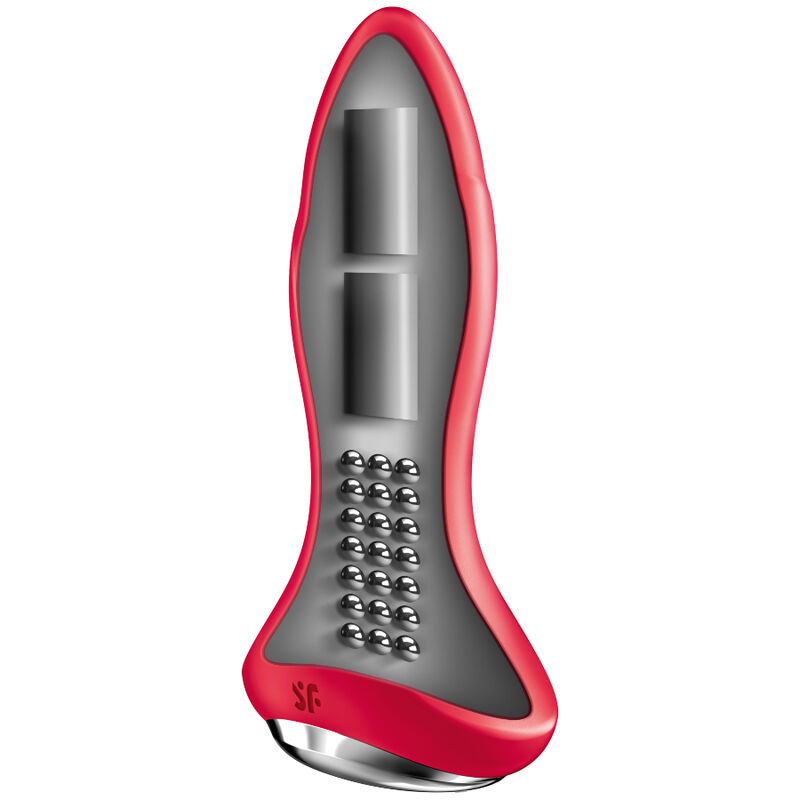 SATISFYER - ROTATOR PLUG 1+ VIBRATING PLUG APP VERMELHO - Image 2
