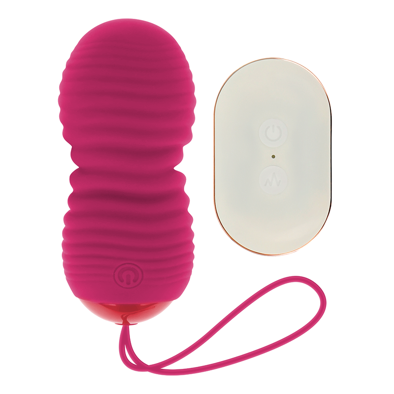 Vigoroso OHMAMA - OVO DE CONTROLE REMOTO 7 MODOS PARA CIMA E PARA BAIXO ROSA