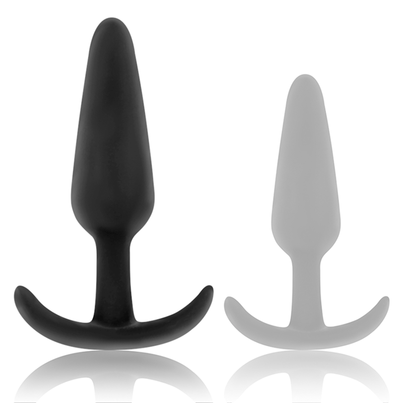BLACK&SILVER - PLUG ANAL DE SILICONE KAEL COM CABO MÉDIO - Image 3