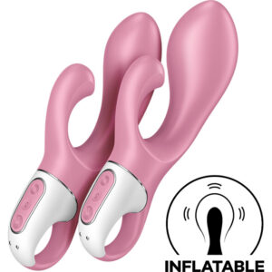 Vigoroso SATISFYER - BOMBA DE AR BUNNY 2 ROSA