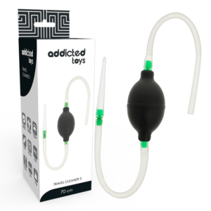 vVigoroso ADDICTED TOYS - CONJUNTO DE ENEMA PRETO