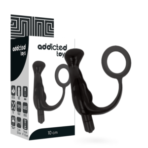 Vigoroso ADDICTED TOYS - VIBRADOR- PROST TICO PRETO 10 CM