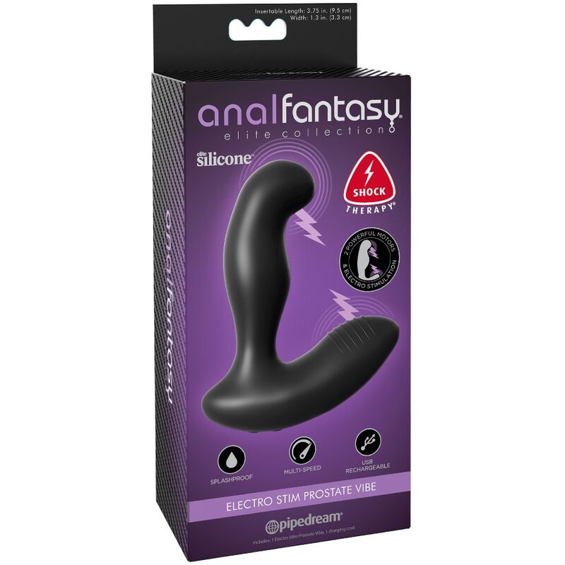 Vigoroso ANAL FANTASY ELITE COLLECTION -MASSAGER DE PRÓSTATA VIBRADOR ELECTRO STIM