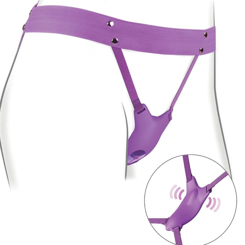 FANTASY FOR HER - ARNÊS DE BORBOLETA VIBRANTE, CONTROLE REMOTO RECARREGÁVEL E VIOLETA - Image 3