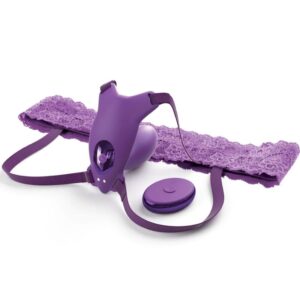 Vigoroso FANTASY FOR HER - ARNÊS DE BORBOLETA G-SPOT COM VIBRADOR