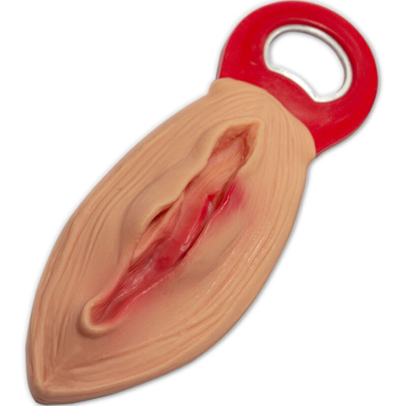 vVigoroso DIABLO PICANTE - ABRIDOR EM FORMA DE VAGINA COR ALEATÓRIA