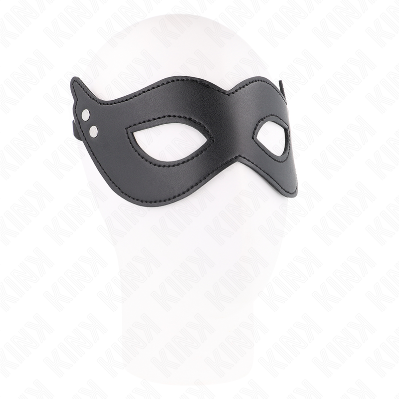 vVigoroso KINK - MÁSCARA DE COURO COM REBITES MODELO 1 26 x 8 CM