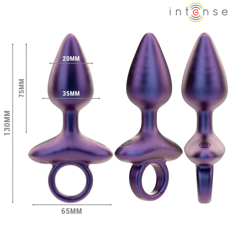 INTENSE - MICHAEL VIBRADOR ANAL PLUG MODELO 2 CONTROLE REMOTO - Image 3