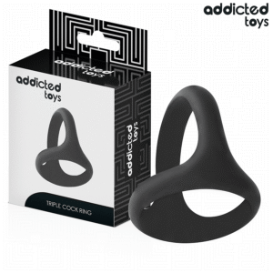 Vigoroso ADDICTED TOYS - ANEL TRIPLO GROSSO PARA O PÊNIS
