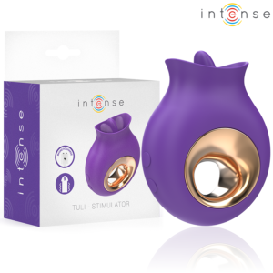 Vigoroso INTENSE - ESTIMULADOR DE CLITÓRIS TULI 9 VIBRAÇÕES E 9 OSCILAÇÕES ROXO