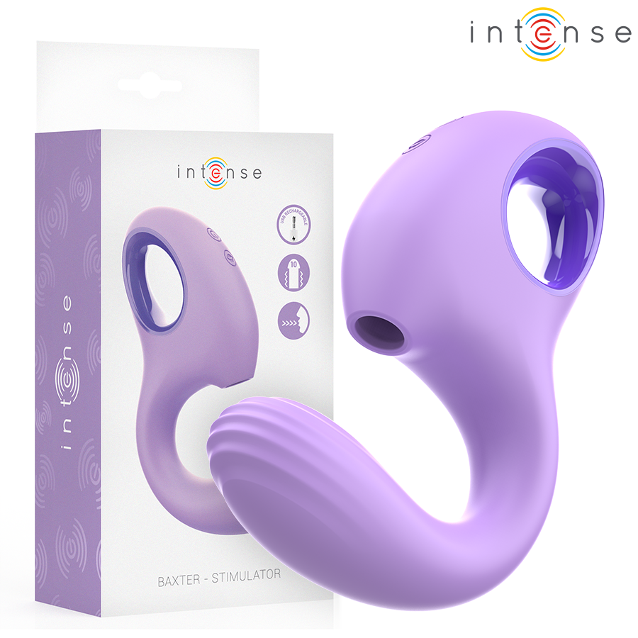 Vigoroso INTENSE - VIBRADOR E ESTIMULADOR BAXTER VIOLET