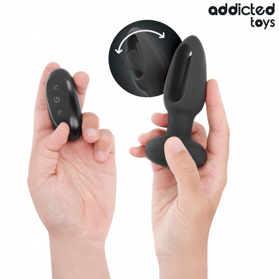 ADDICTED TOYS - PLUG ANAL COM LÍNGUA VIBRATÓRIA E CONTROLE REMOTO - Image 2