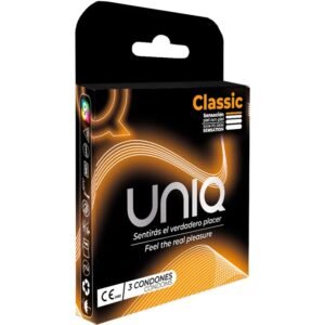 Vigoroso - UNIQ - CLASSIC SEM LÁTEX PRESERVATIVOS 3 UNIDADES