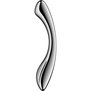 Vigoroso SATISFYER - PURE GRAVITY 1 DILDO DE AÇO INOXIDÁVEL COM DUAS EXTREMIDADES