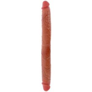 Vigoroso GET REAL - DILDO DE SILICONE DE DUAS PONTAS CARAMELO 46 CM