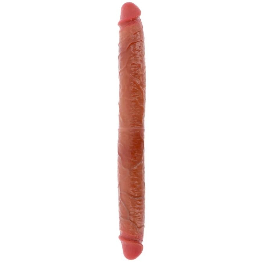 Vigoroso GET REAL - DILDO DE SILICONE DE DUAS PONTAS CARAMELO 46 CM