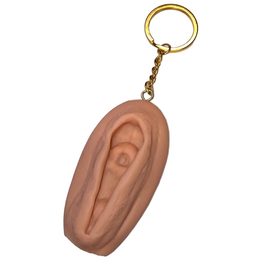 vVigoroso DIABLO PICANTE - CHAVEIRO VAGINA TOM CLARO