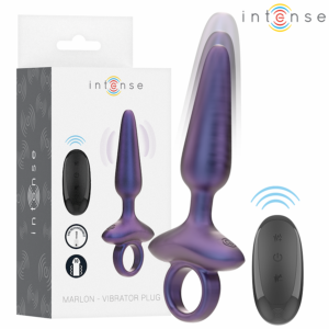 Vigoroso INTENSE - MARLON VIBRADOR ANAL PLUG MODELO 4 CONTROLE REMOTO