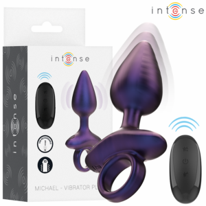Vigoroso INTENSE - MICHAEL VIBRADOR ANAL PLUG MODELO 2 CONTROLE REMOTO
