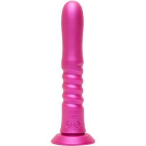 Vigoroso ROMP - JIGGLE VIBRADOR COM MOVIMENTOS PARA CIMA E PARA BAIXO COM VENTOSA ROSA
