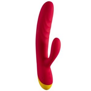Vigoroso ROMP - JAZZ VIBRADOR COELHO RECARREGÁVEL VERMELHO