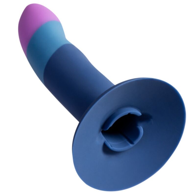 ROMP - PICCOLO DILDO DE SILICONE COM VENTOSA TRICOLORIDA 14 CM - Image 2