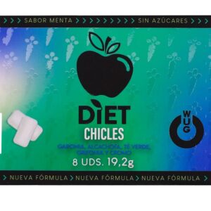vVigoroso WUG DIET - GOMA DE HORTELÃ FUNCIONAL SEM AÇÚCAR