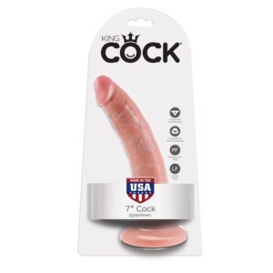 Vigoroso KING COCK - 7 CARNE DE DILDO 17.8 CM